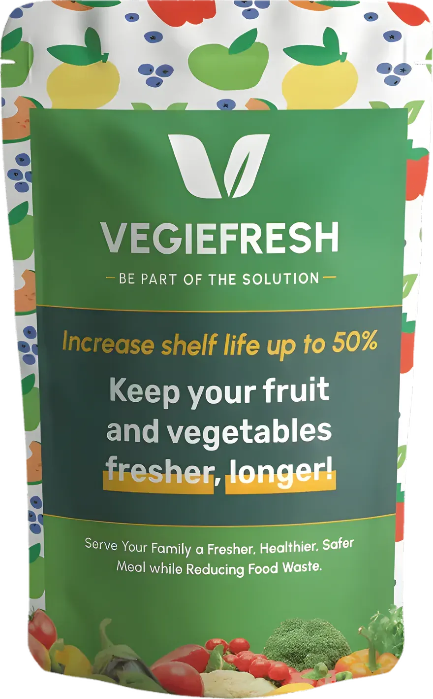 VegieFresh pouch, front